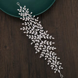 Crystal Silver Headband Wedding Hair Accessories Bridal Zircon Tiara Headpiece