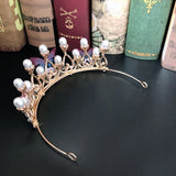 Crystal Princess Crown Rhinestone Tiara for Girl Birthday Wedding