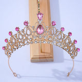 Crystal Rhinestone Tiara Crowns Wedding Hair Jewelry Bridal Queen Princess