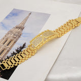 Crystal Watch Chain Style Bracelets For Women Bangles