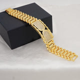 Crystal Watch Chain Style Bracelets For Women Bangles