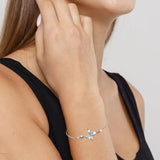 Crystal Zircon Butterfly Bracelet Adjustable Jewelry