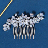 Flower Hair Combs Clips for Women Bridal Wedding Accessories