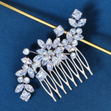 Flower Hair Combs Clips for Women Bridal Wedding Accessories