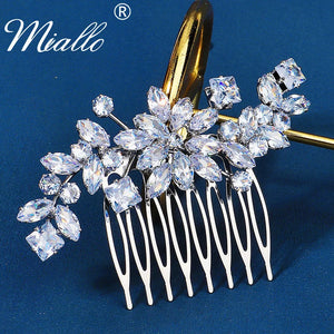 Flower Hair Combs Clips for Women Bridal Wedding Accessories