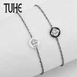 CZ Women Bracelets Crystal Ceramic Charm Jewelry