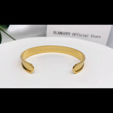 Adjustable Stainless Steel Bracelet Cuff Unisex