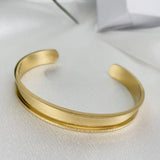 Adjustable Stainless Steel Bracelet Cuff Unisex