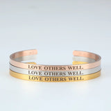 Personalized Stainless Steel Cuff Bracelet for Women