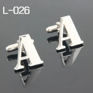 Letter A Cufflinks for Men 2013 Figure High Quality Wholesales