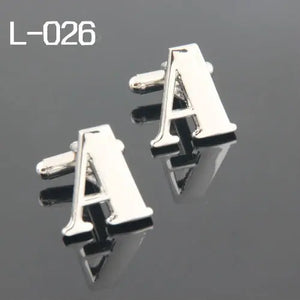 Letter A Cufflinks for Men 2013 Figure High Quality Wholesales