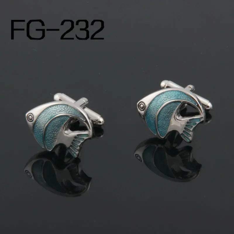 Men's High Cufflinks Tropical Fish Wholesale 2015