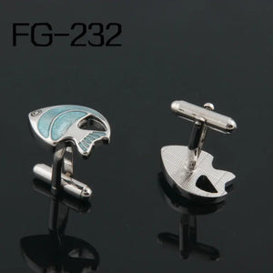 Men's High Cufflinks Tropical Fish Wholesale 2015