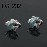 Men's High Cufflinks Tropical Fish Wholesale 2015