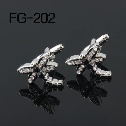 Dragonfly Cufflinks for Men - High Quality Figured Design