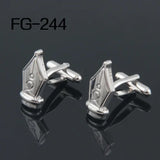 High Cufflinks For Men - Stylish Pen Design - Wholesale Pricing