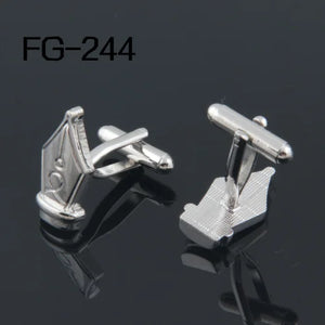 High Cufflinks For Men - Stylish Pen Design - Wholesale Pricing