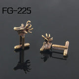 Deer Head Cufflinks For Men