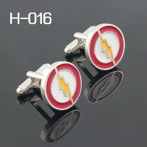 The Flash Man Cufflinks For Men Superhero 2013 Cuff Links