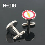 The Flash Man Cufflinks For Men Superhero 2013 Cuff Links