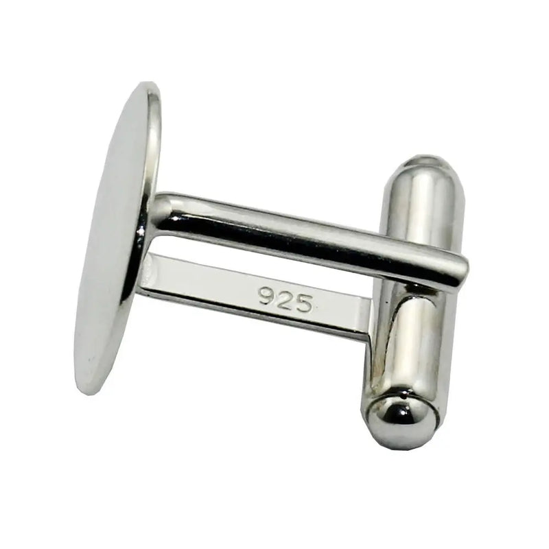 925 Silver Cufflinks French Business Backs Wedding Formal Cufflin