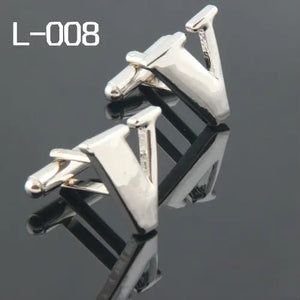 High Cufflinks For Men FIGURE 2014 Cuff Links Letter V Wholesales