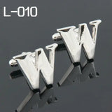 High Cufflinks For Men - Letter W Cuff Links