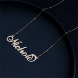 Cursive Name Necklace for Women, Personalized Pendant