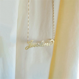 Cursive Name Necklace for Women, Personalized Pendant