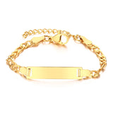 Name Bracelet Personalized Stainless Steel for Baby's Christmas Jewelry