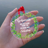 Godparents Are A Blessing Acrylic Pendant