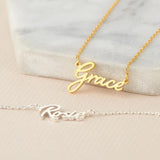 Personalized Name Necklace Stainless Steel Choker Necklaces