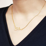 Personalized Name Necklace Stainless Steel Choker Necklaces