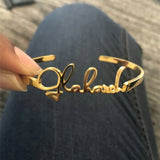 Personalized Stainless Steel Name Bracelet for Women Men Kids