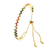 Colorful Zircon Crystal Bracelet Gift Femme