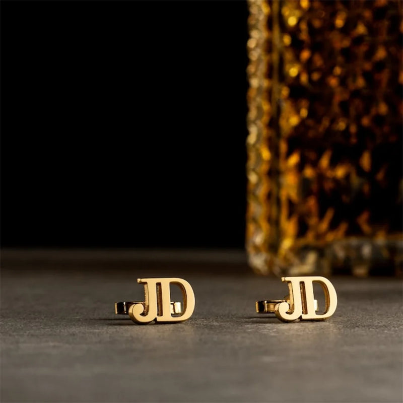 Personalized Stainless Steel Men's Initials Cufflinks