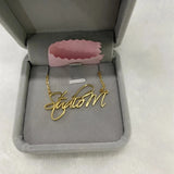 Custom Cursive Name Necklace Stainless Steel Jewelry