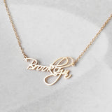 Custom Cursive Name Necklace Stainless Steel Jewelry