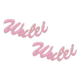 Personalized Name Earrings Drop Oil Colorful Women Birthday
