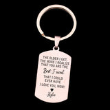 Mom Love Keychain: THE OLDER I GET,THE MORE I REALIZE THAT YOU ARE THE ...I LOVE