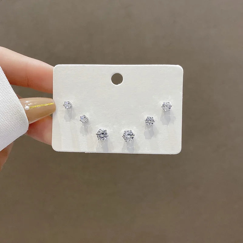 925 Silver Pearl Ball Stud Earrings for Women Girls