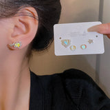 925 Silver Pearl Ball Stud Earrings for Women Girls