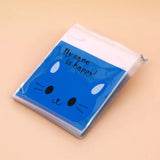 100pcs Happy Cat and Pink Pig Self Adhesive Pouches Cookies Package