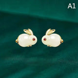 Rabbit Pendant Bracelet Necklace for Women Men Adjustable Bracelets