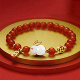 Rabbit Pendant Bracelet Necklace for Women Men Adjustable Bracelets
