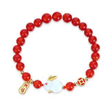 Rabbit Pendant Bracelet Necklace for Women Men Adjustable Bracelets