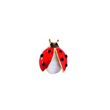 7-Star Ladybug Brooch Pin Red Enamel Insect Creative Fun Small Brooch
