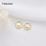Whale & Fish Tail Round Pendant, DIY Jewelry Necklace 14k Plated Brass Part