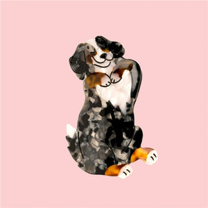Dog Acrylic Hair Pins Geometric Hair Clamp Grab Hair Styling Hair Clips