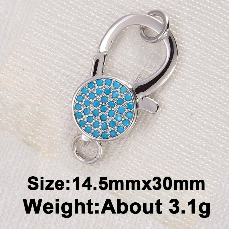 Cz Zircon Zircone Micro Jewelry Lobster Clasp Accessories